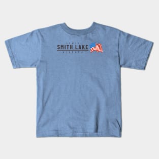 Smith Lake USA - light text Kids T-Shirt